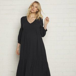 Rachel Pally Black Cotton Gauze Cecelia Dress